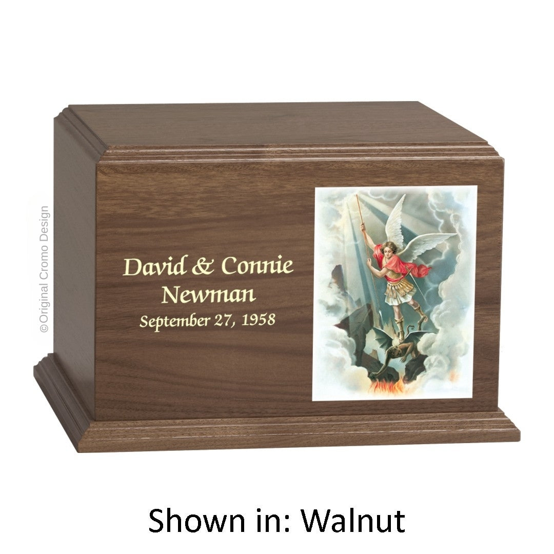 The Cromo 1165 Walnut - Saint Michael Archangel