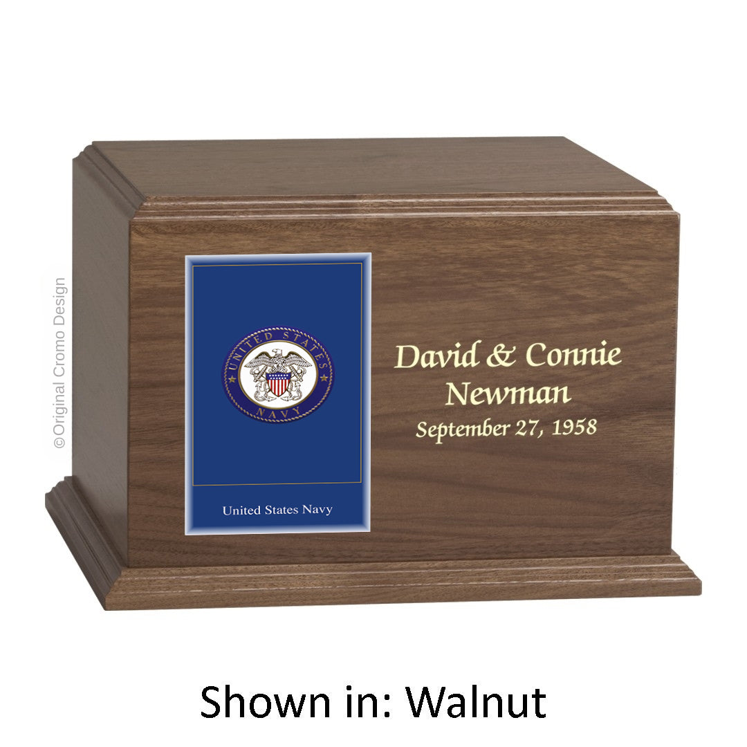 Cromo 1165 Walnut - Navy Series Emblem