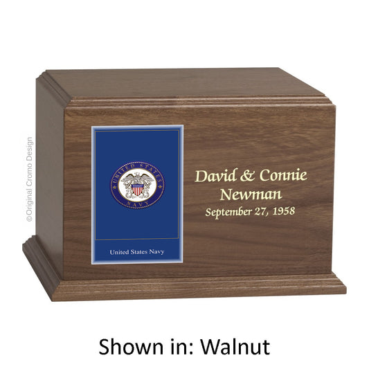 Cromo 1165 Walnut - Navy Series Emblem