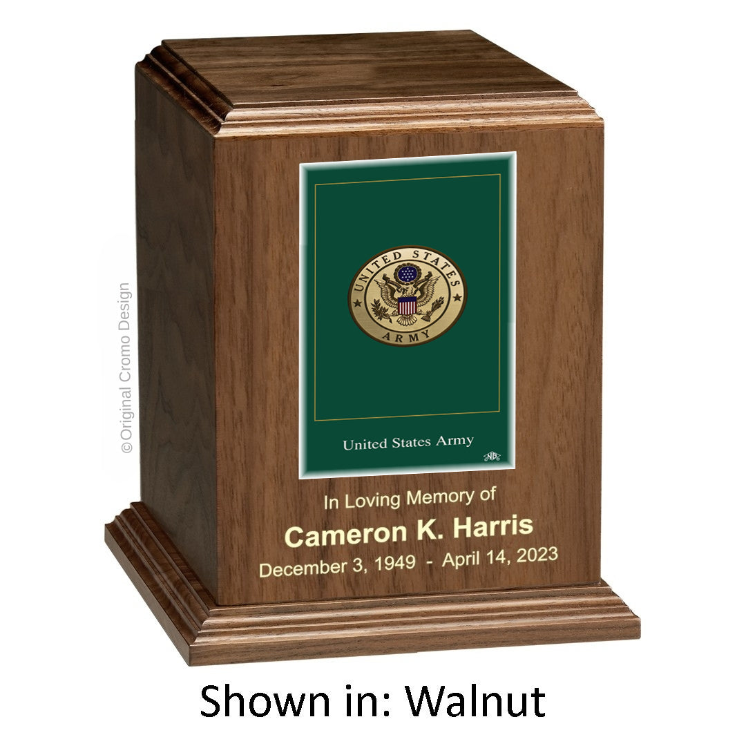 Cromo 1190 Walnut - US Army Emblem