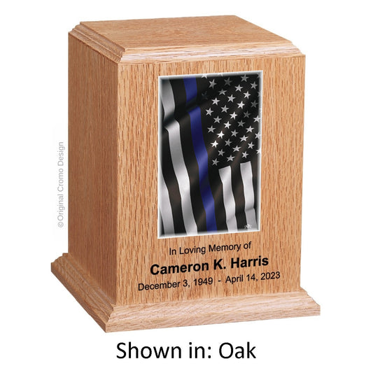 Cromo 1190 Oak - Thin Blue Line Flag