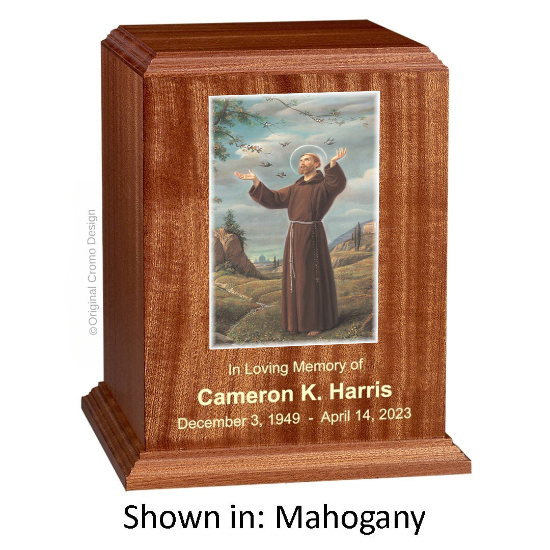 Cromo 1190 Mahogany - Saint Francis of Assisi