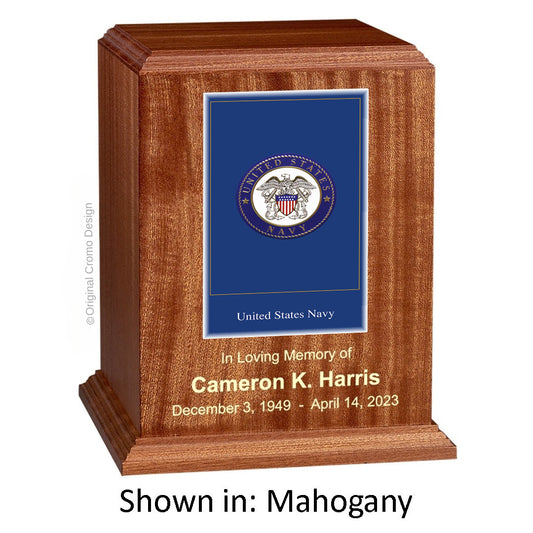 Cromo 1190 Mahogany - Navy Series Emblem