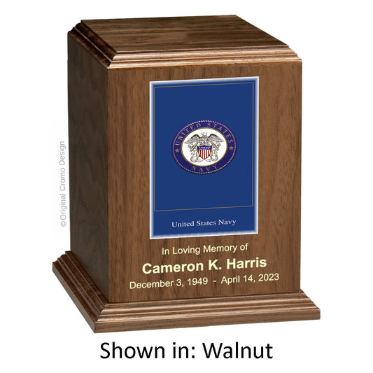 Cromo 1190 Walnut - Navy Series Emblem