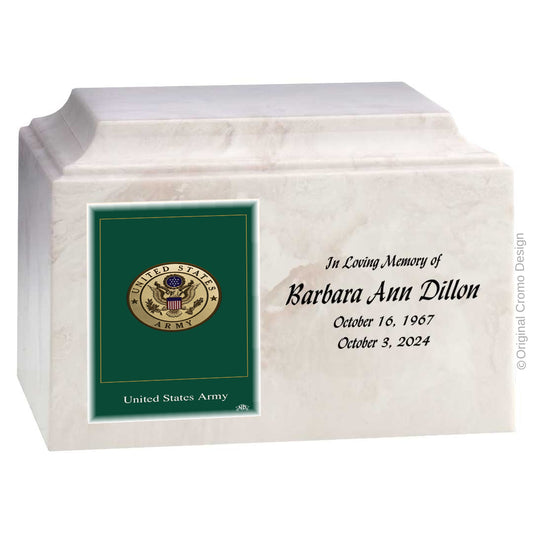 Cromo 1870 White - US Army Emblem
