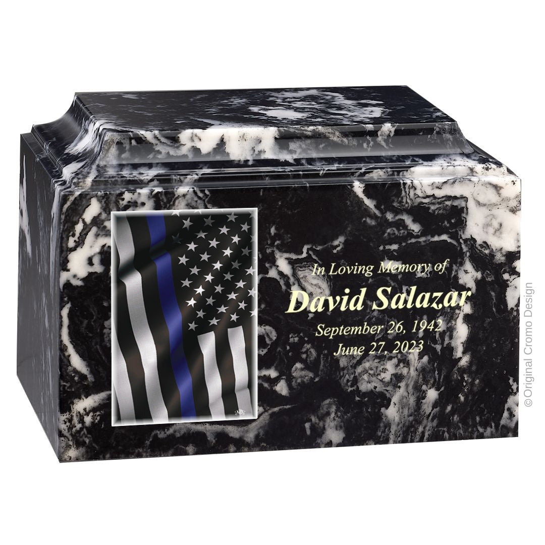 Cromo 1870 Black - Thin Blue Line Flag