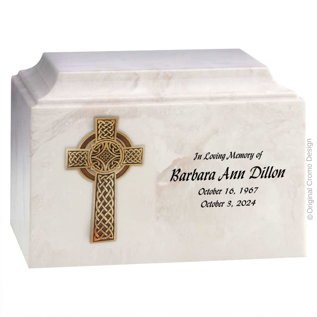 Cromo 1870 White - 10-Inch Wooden Celtic Cross