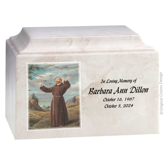 Cromo 1870 White - Saint Francis of Assisi