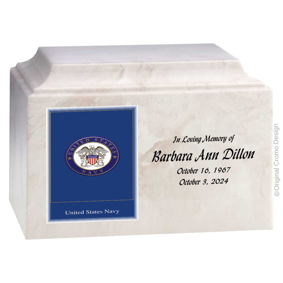 Cromo 1870 White - Navy Series Emblem