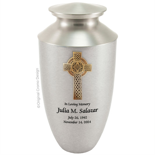 Cromo 1916 Monterey Pewter - 10-Inch Wooden Celtic Cross