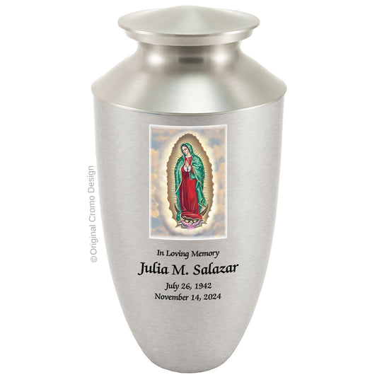 The Cromo 1916 Monterey Pewter - Our Lady of Guadalupe English