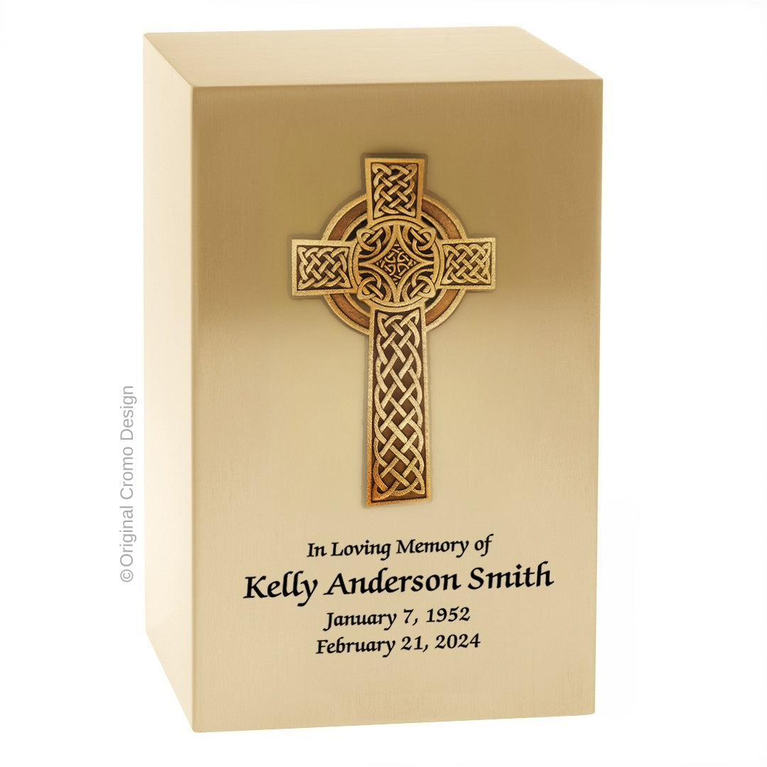 Cromo 1934 Beaumont Bronze - 10-Inch Wooden Celtic Cross