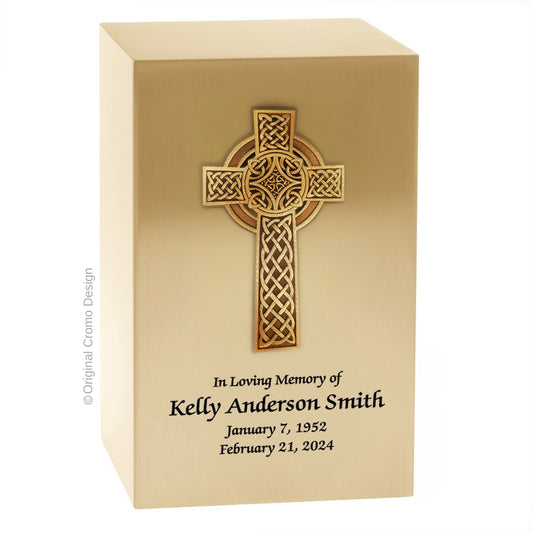 Cromo 1934 Beaumont Bronze - 10-Inch Wooden Celtic Cross
